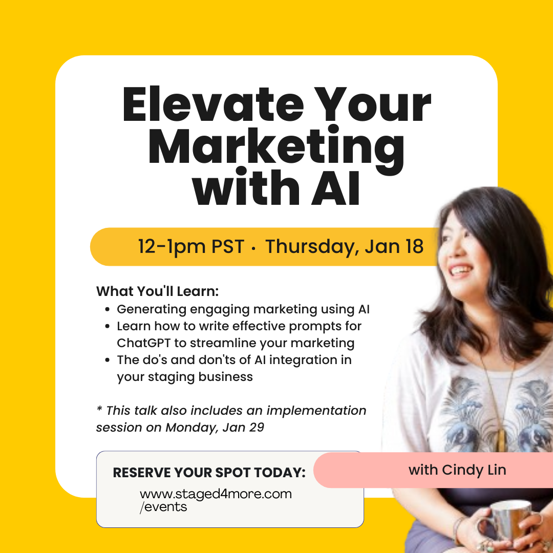 Elevate Your Home Staging Business Marketing with AI